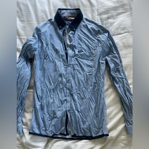 Men’s plaid button down shirt